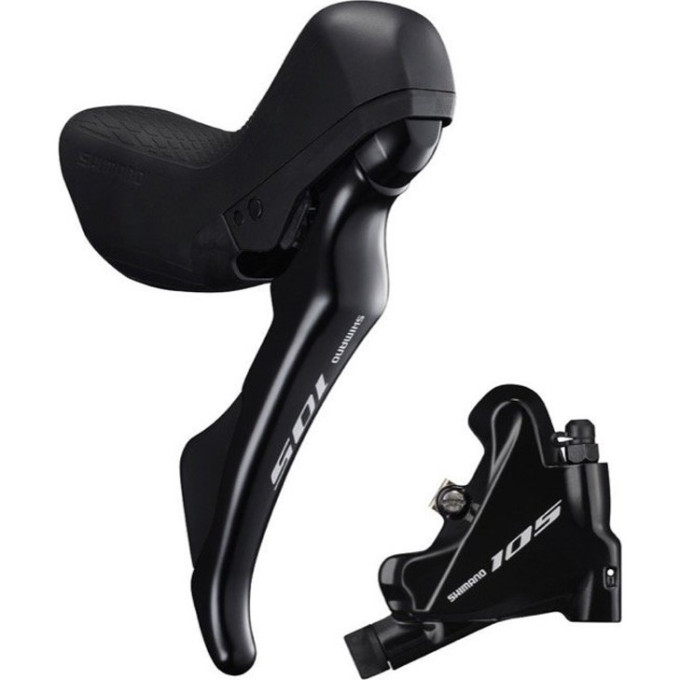 Шифтер/Тормозная ручка SHIMANO 105, ST-R7020 правый,BR-R7070, 11 скоростей, J-KIT, адаптер 25 мм, полимерный IR7020DRRDSC170A