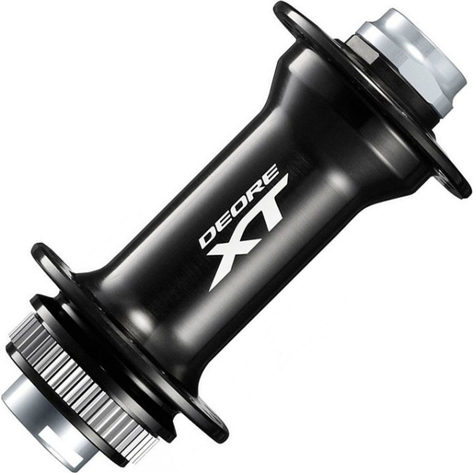 Втулка передняя SHIMANO XT, M8010-B, 32 ОТВ, C.LOCK, ПОД ПОЛУЮ ОСЬ 15ММ(БЕЗ ОСИ), С LOCK RING, OLD:110мм EHBM8010BE